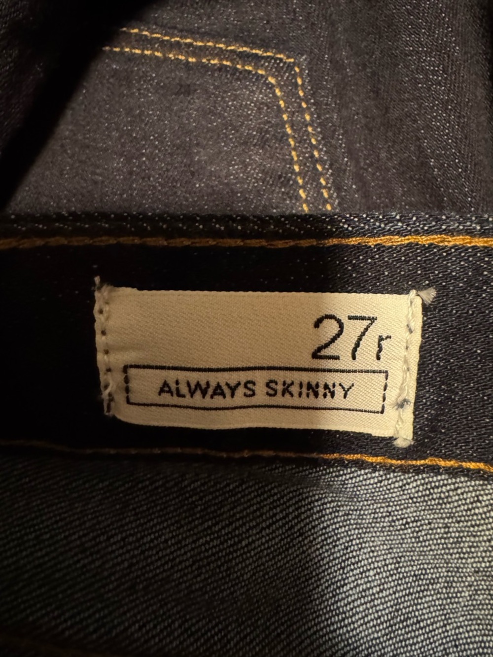 GAP 1969 Jeans Womens 27 Blue Denim Cotton Blend Always Skinny Five Pockets - Picture 5 of 5